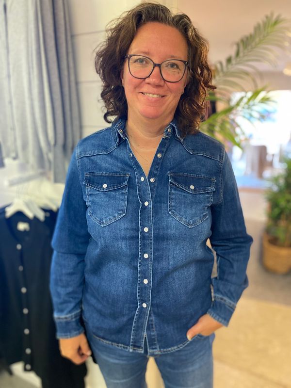 Denim skjorte