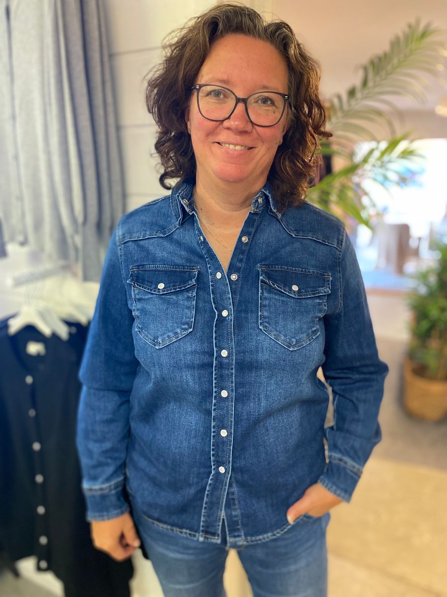 Denim skjorte