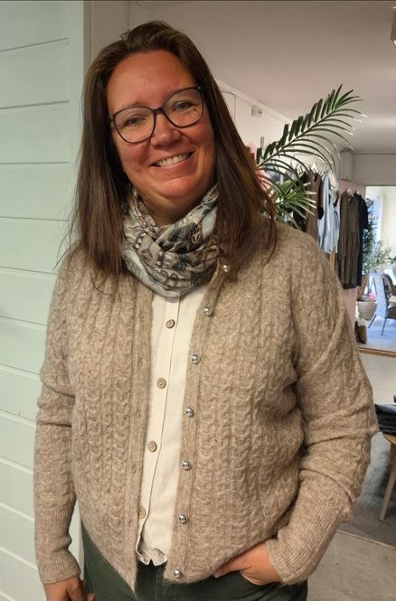 Hovedbilde KAmelanie Cardigan beige Melange/natur