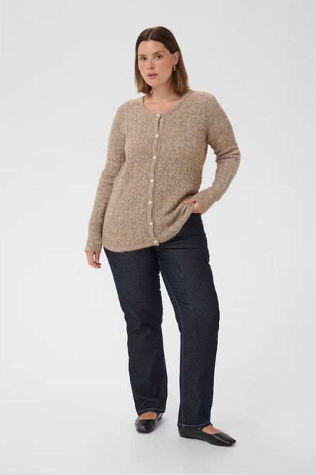Hovedbilde KC malina cardigan - beige melange