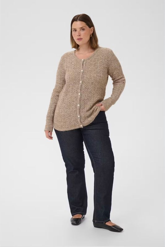KC malina cardigan - beige melange