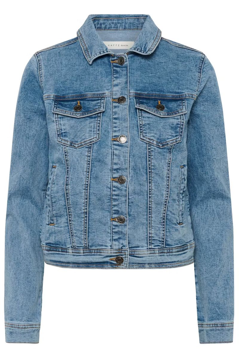 KA Vilma Denim jakke, Washed Blue Denim