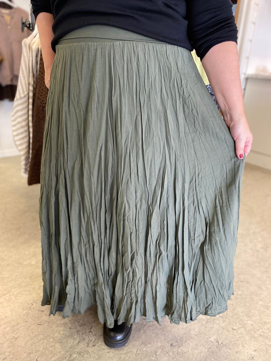 Tauriel langt skjørt, forest green