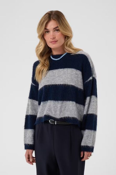 Hovedbilde Tayzie SZ Pullover, Navy/grey melange