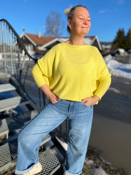 Hovedbilde Marielle genser, sitrongul