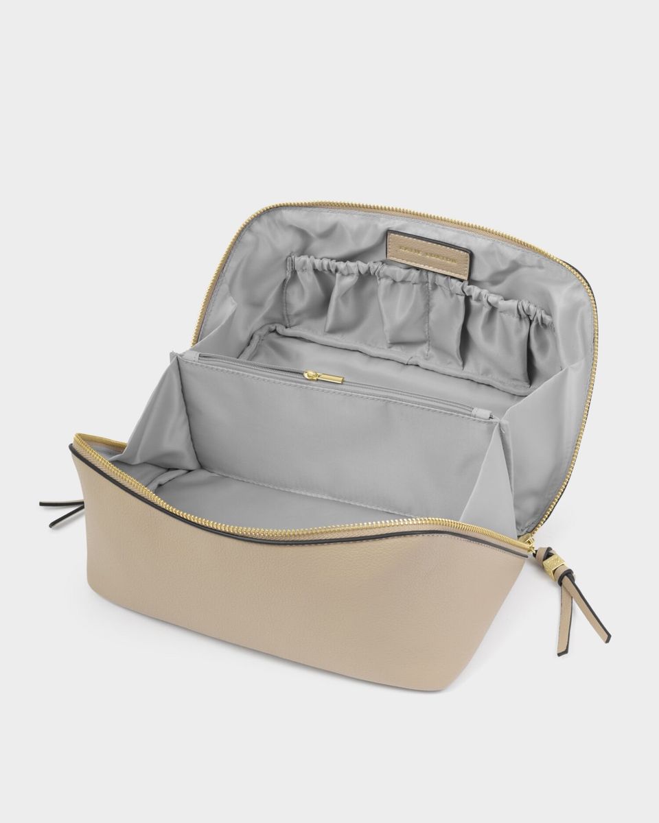 SOHO Make Up Bag, large, Large, light taupe