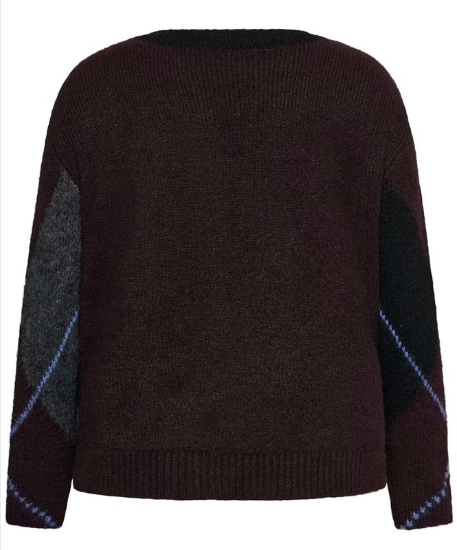 KCkit Pullover Dark grey melange/Fudge