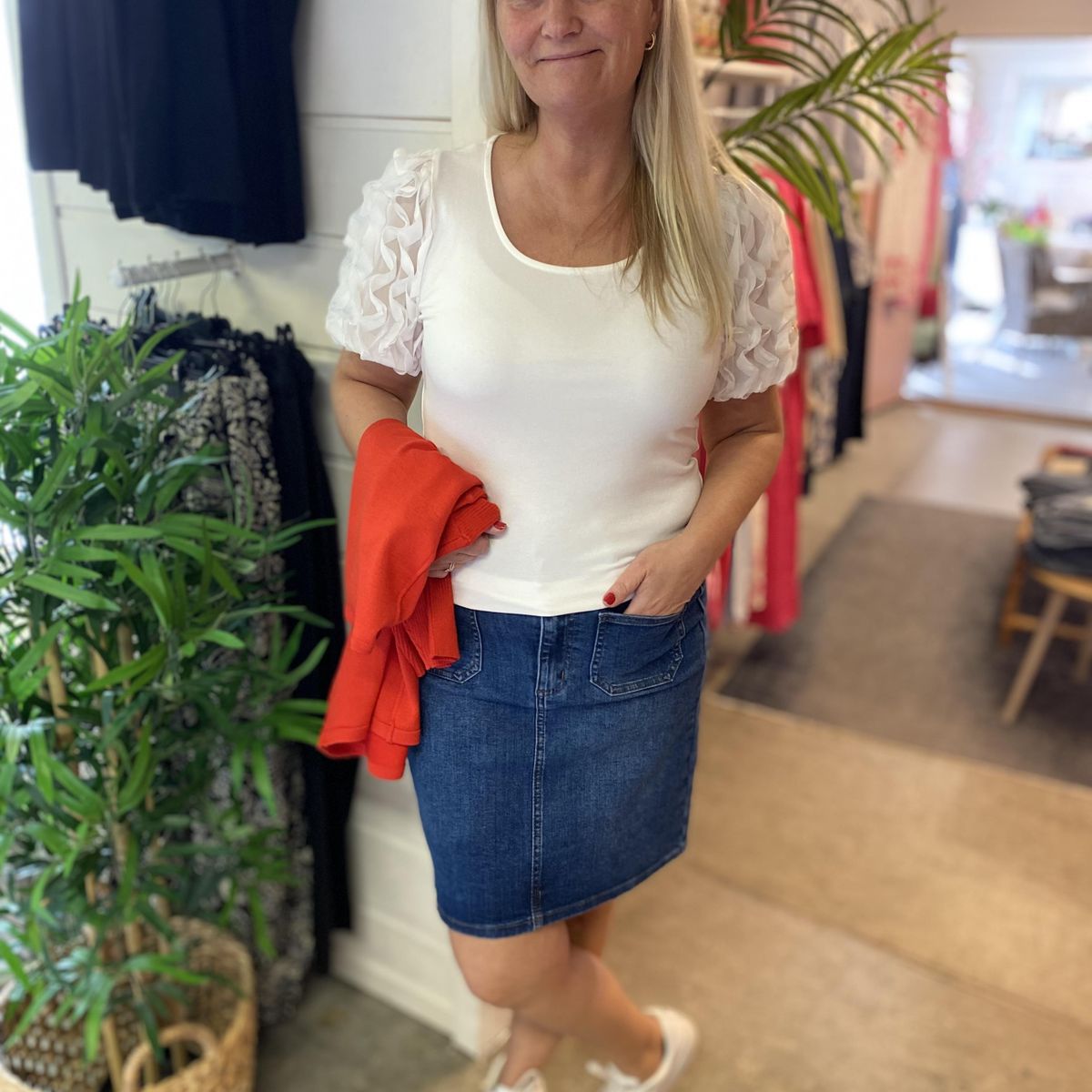 KA Karla Denim skjørt