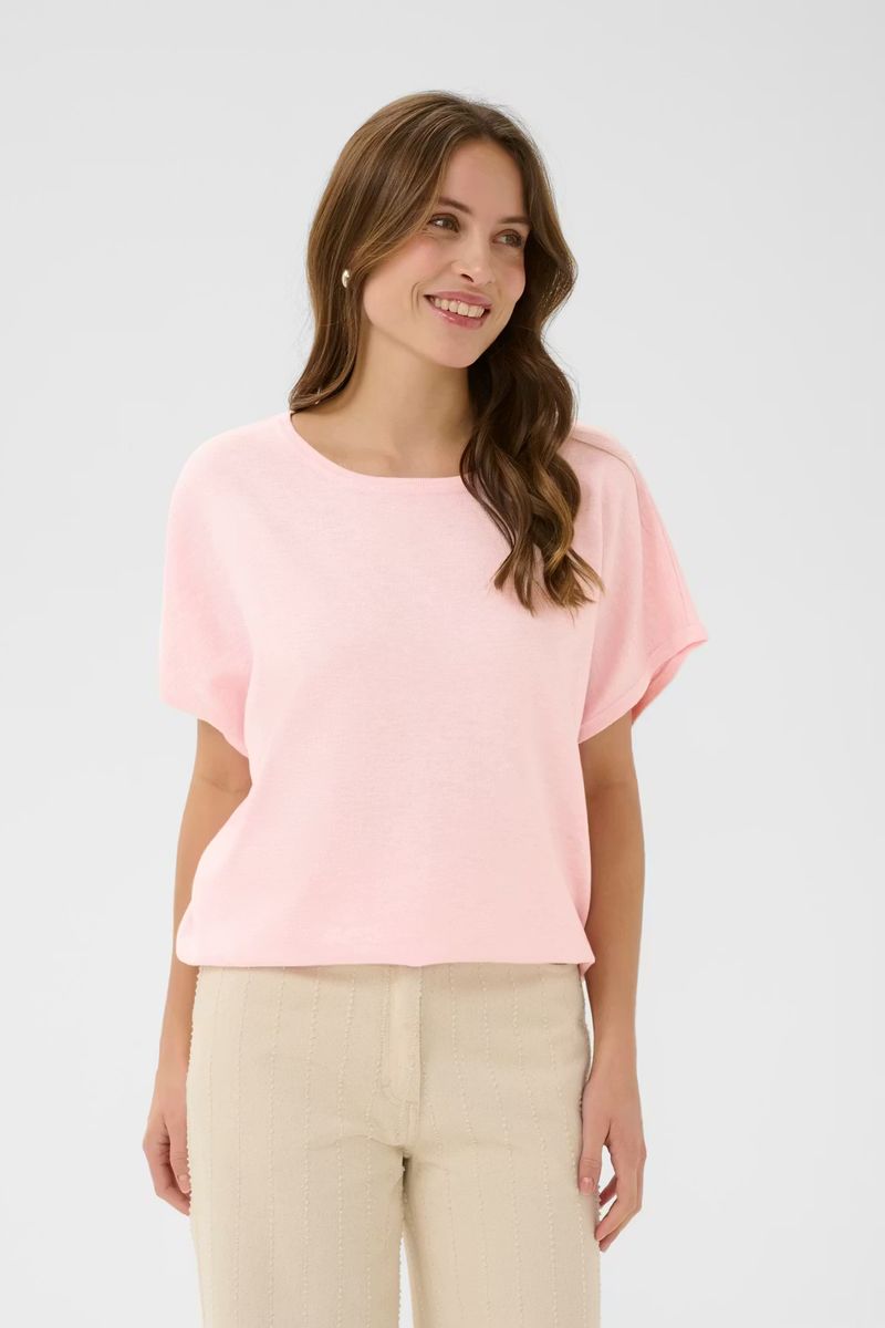 Mila SZ Pullover, lys rosa