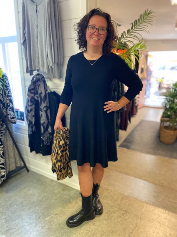 KAmalina Knit Dress, Black deep