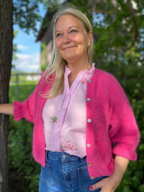 Hovedbilde Moa Cardigan, fuxia