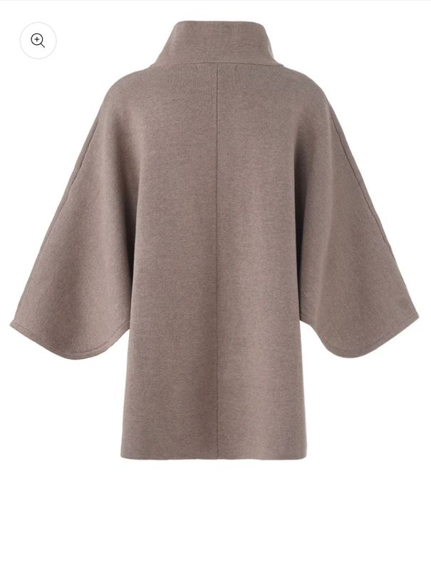 Birdie Strikk - Poncho - Rain Drum, fango